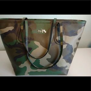 Coach Camo leather purse